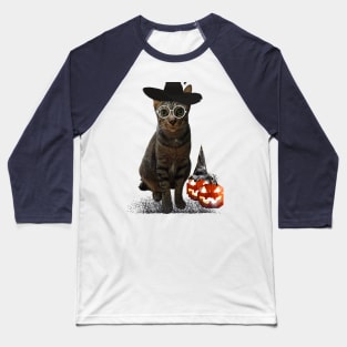 Cute Cat Baseball T-Shirt